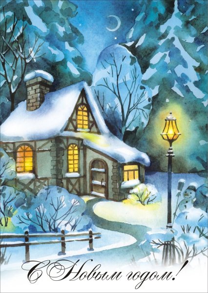 Пейзажи акварелью легкие