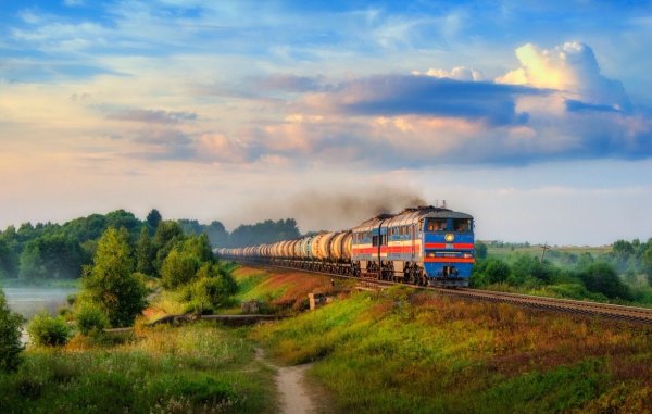Пейзажи железной дороги