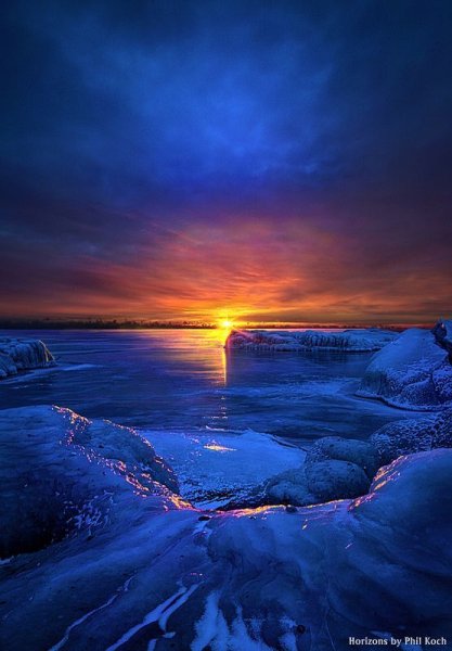 Синий закат