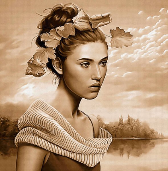 Портрет пейзаж