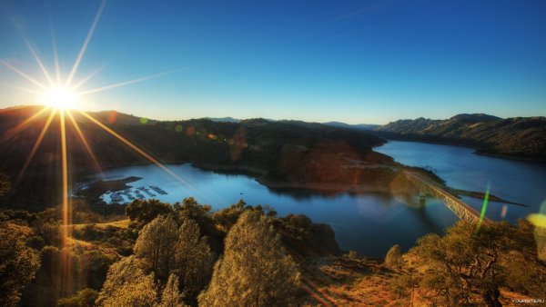 Красивый рассвет