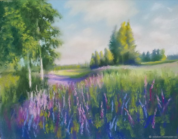 Природа пастелью