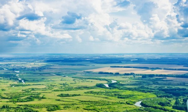 Земля с высоты птичьего полета