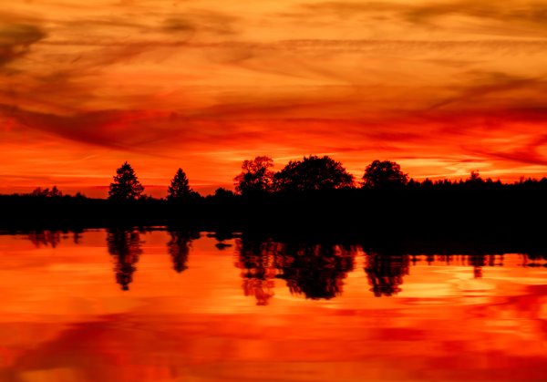 Оранжевый закат