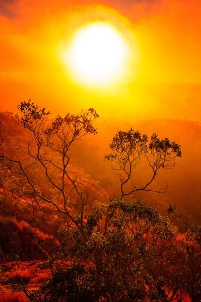 Пейзаж закат