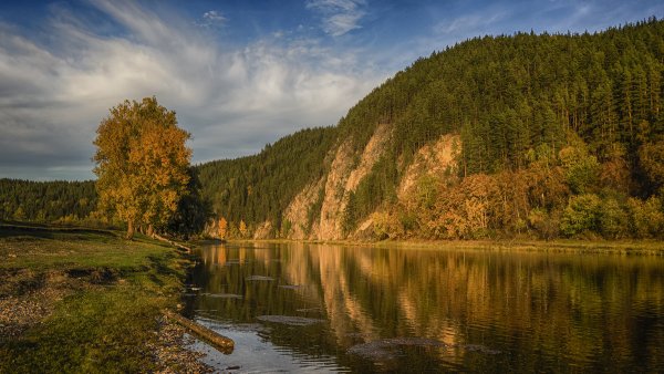 Красивая природа Южного Урала река Урал