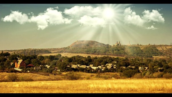 Набережная Кальмиус в живописи Донецк