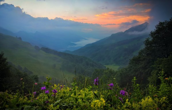 Горы Абхазии природа Кавказа