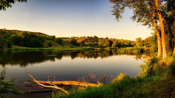 Река Дон полноводная