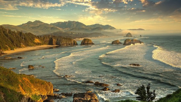 Штат Орегон побережье