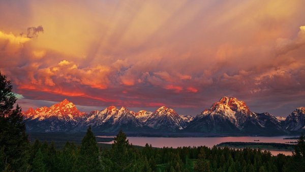 Национальный парк Гранд Тетон, гора Моран