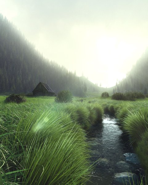 Природа 3ds Max