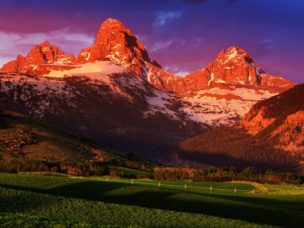 Парк Гранд Титон Вайоминг