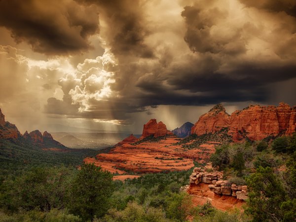 Аризона горы каньон пустыня