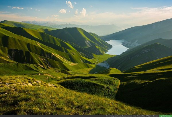 Горы Чечни панорама