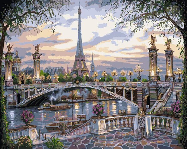 Томас Кинкейд Париж Эйфелева башня