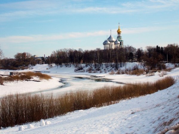 Собор г Вологда река закат