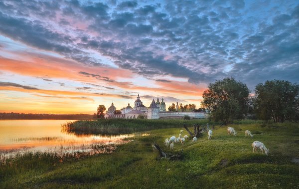 Вологда Соборная горка осенью