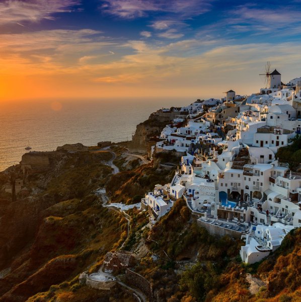 Санторини горы