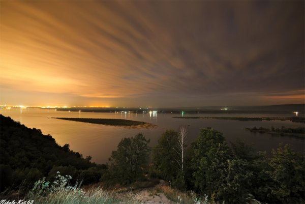 Берег реки Волги Самара