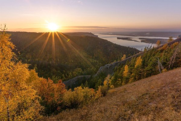 Стрельная гора Самарская область осенью