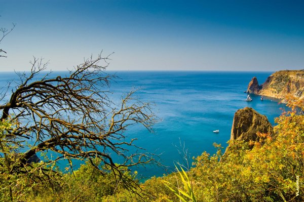 Мыса Фиолент в черном море