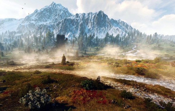 Ведьмак Скеллиге пейзаж