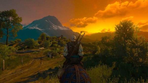 Ведьмак 3 Туссент закат