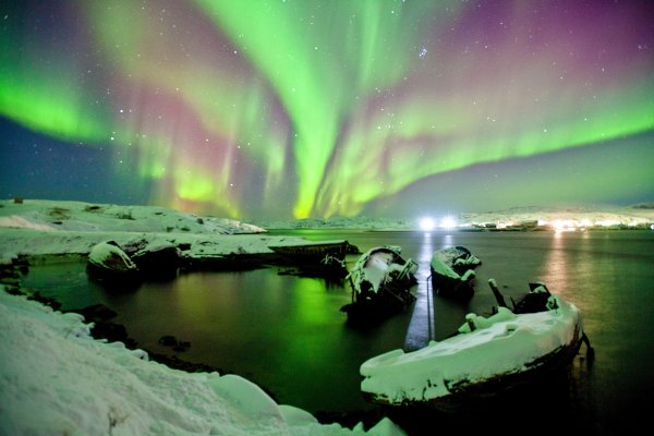 Териберка Северное сияние