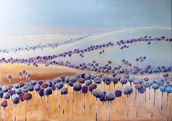 Австралийские пейзажи абстракция