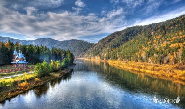 Красноярский край природа Енисей