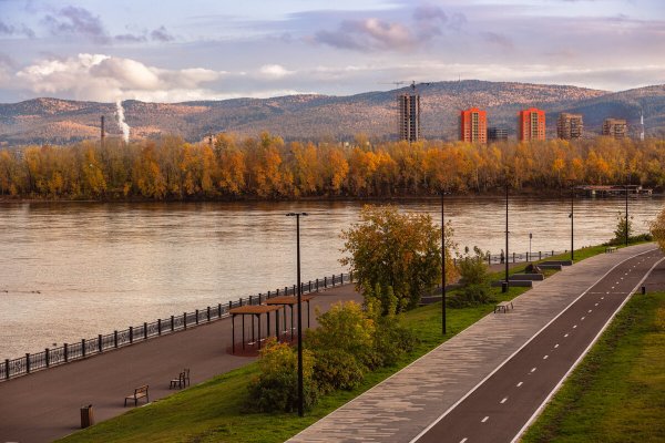 Набережная Енисея Красноярск