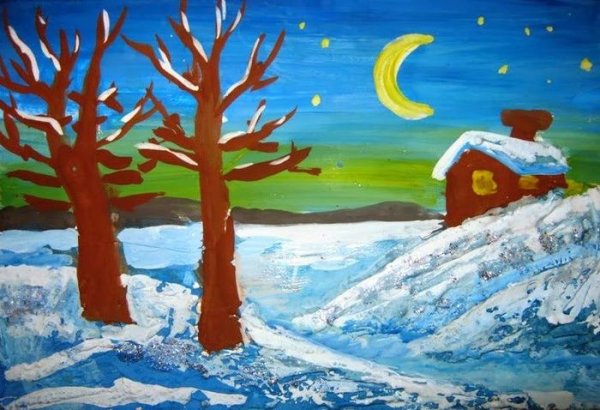 Зимние рисунки