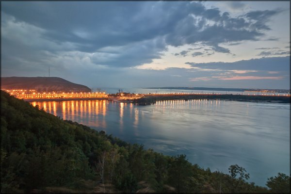 Река Волга Жигулевские горы