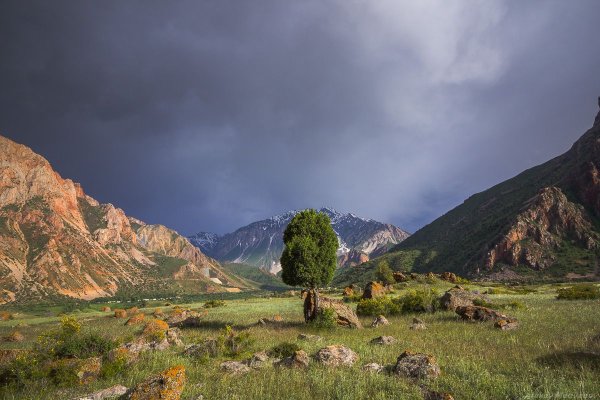 Гора Памир Таджикистан летом
