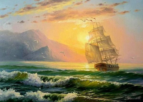 Картины художник маринист Валерий Шиляев