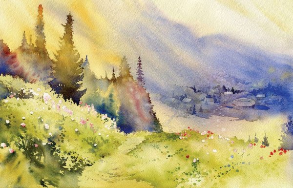 Акварелисты пейзажисты