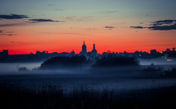 Закат Ока Муром