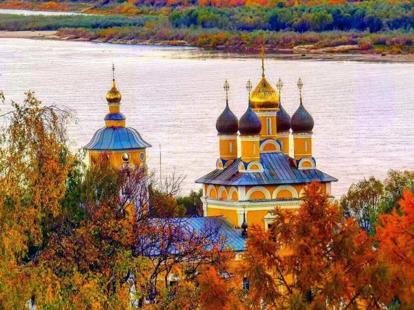 Муром монастырь Ока