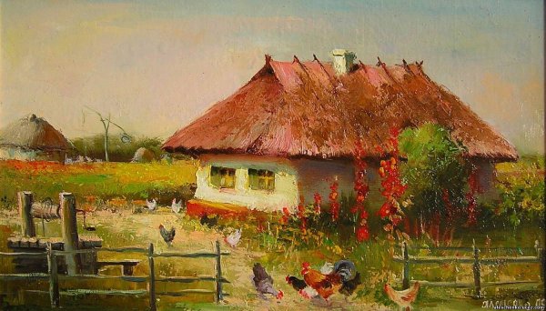 Илья Ефимович Репин украинская хата