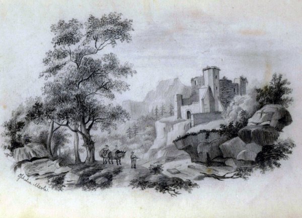 Природа карандашом