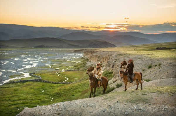 Степи Монголии