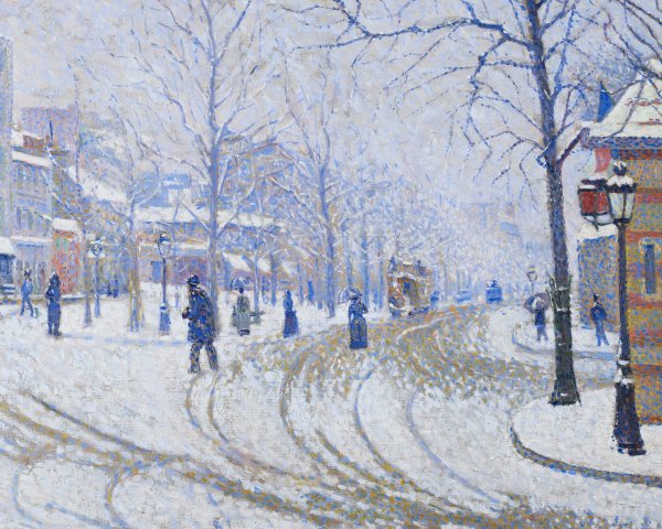 Поль Синьяк картина бульвар Клиши