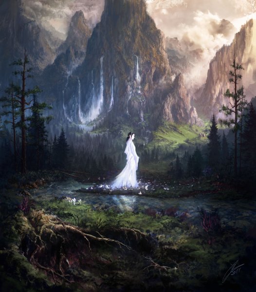 Пейзажи Средиземья Толкиена