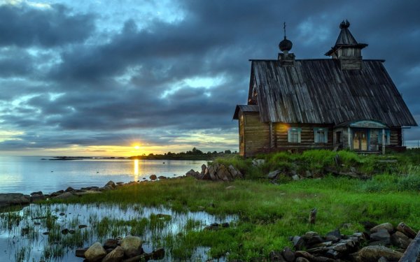 Рабочеостровск Карелия Никольская часовня