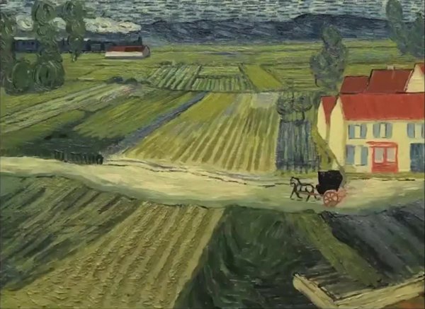 Винсент Ван Гог пейзаж в сен-Реми