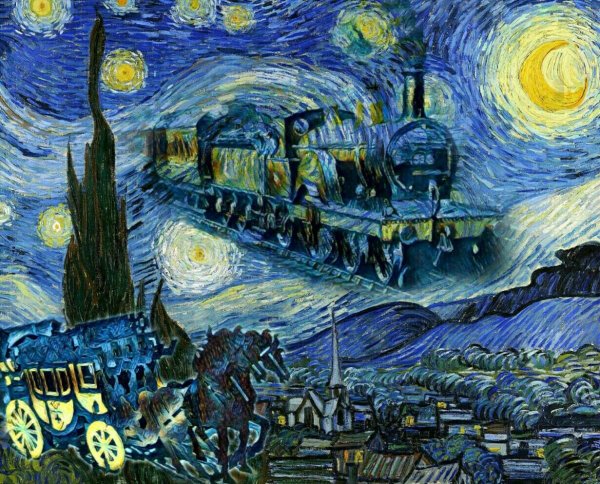 Вспаханное поле и Пахарь Ван Гог