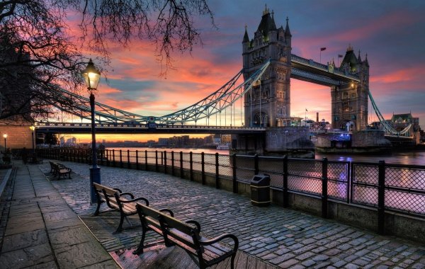 Тауэрский мост рассвет