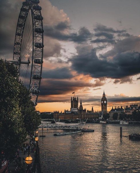 Набережная Виктории Лондон Вестминстер