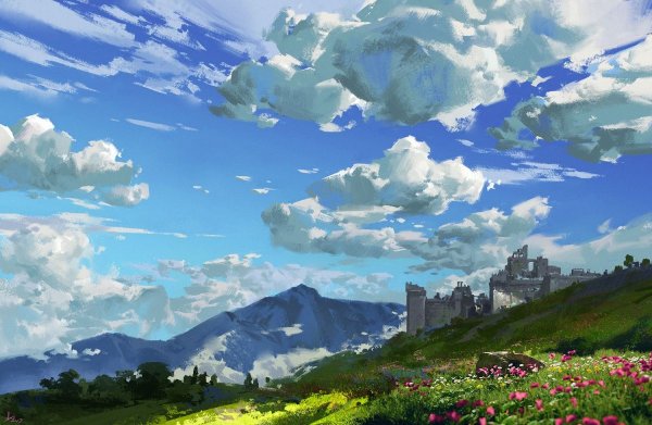 Известные пейзажи из аниме